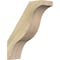 Ekena Millwork 6"W x 18"D x 22"H Funston Rough Sawn Knee Brace, Douglas Fir BRC06X18X22FST00RDF - alternate 1
